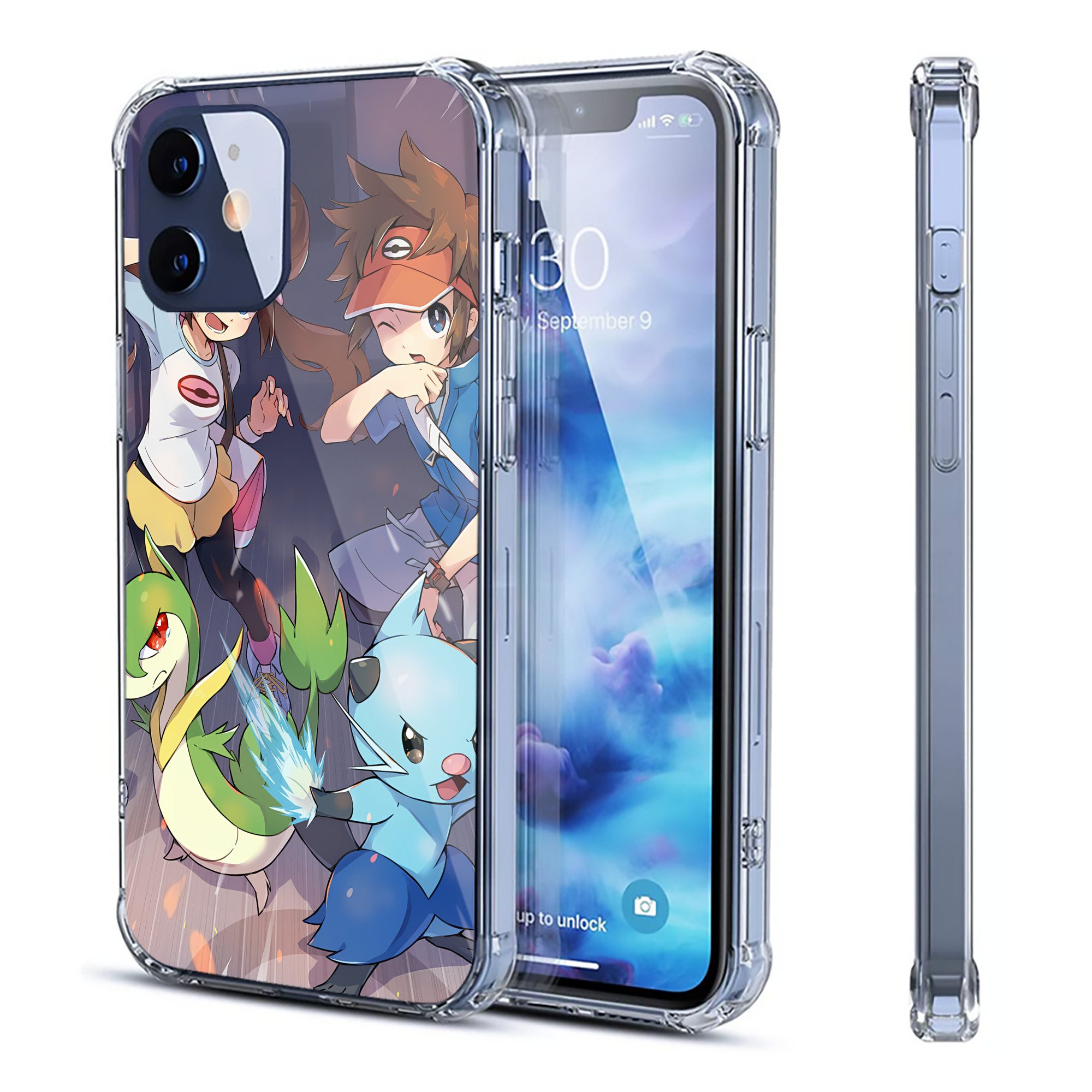 （画像用） ポケットモンスター Pokémon 【iPhone 12シリーズ対応】透明スマホケース（クリアソフトケース）
